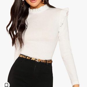 white amazon lg sleeve never worn